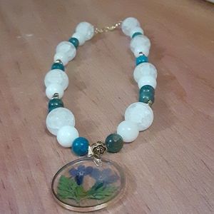 Handcrafted beaded necklace